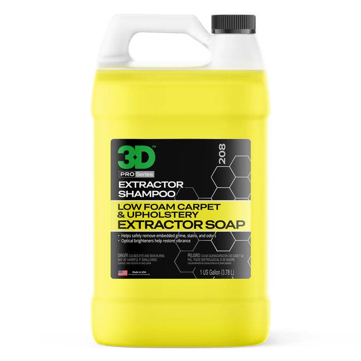 3D® - Extractor Shampoo Low Foam Fabric Cleaner