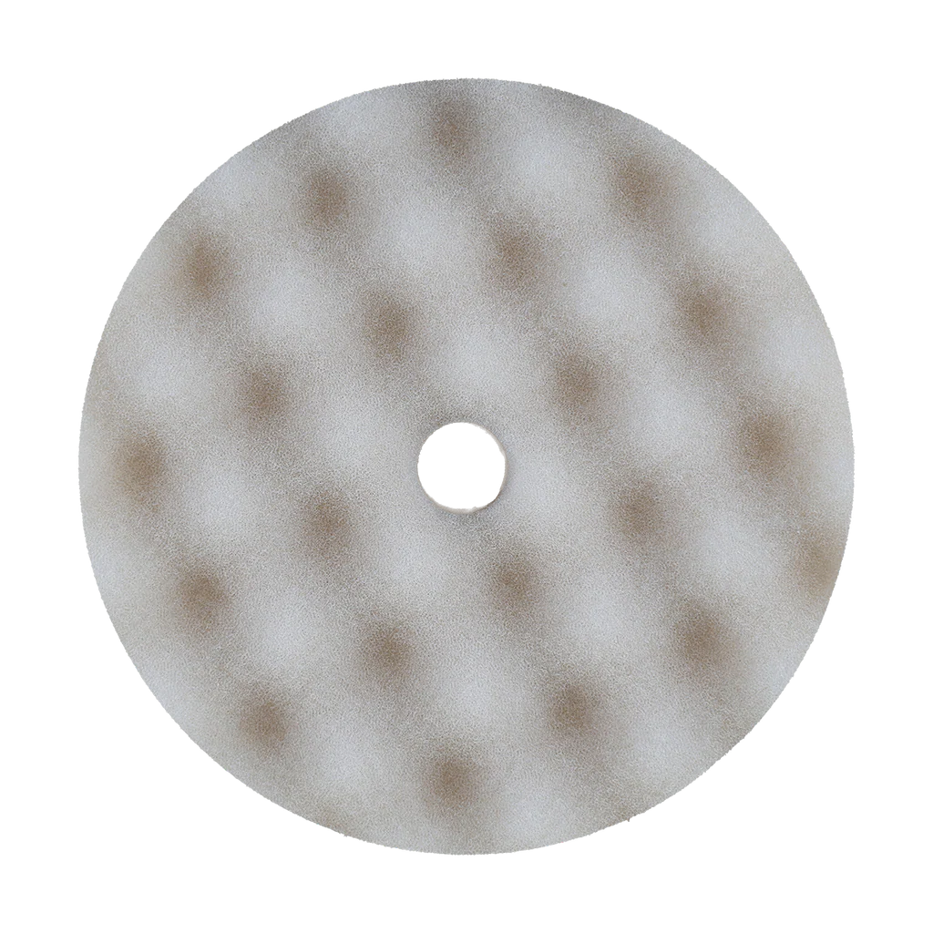 BUFF & SHINE® - 8” White Convoluted Foam Cutting Pad
