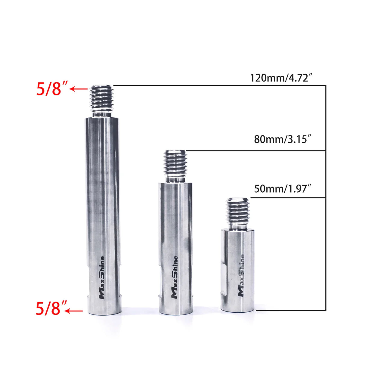 MAXSHINE® - Rotary Extension Shaft Set
