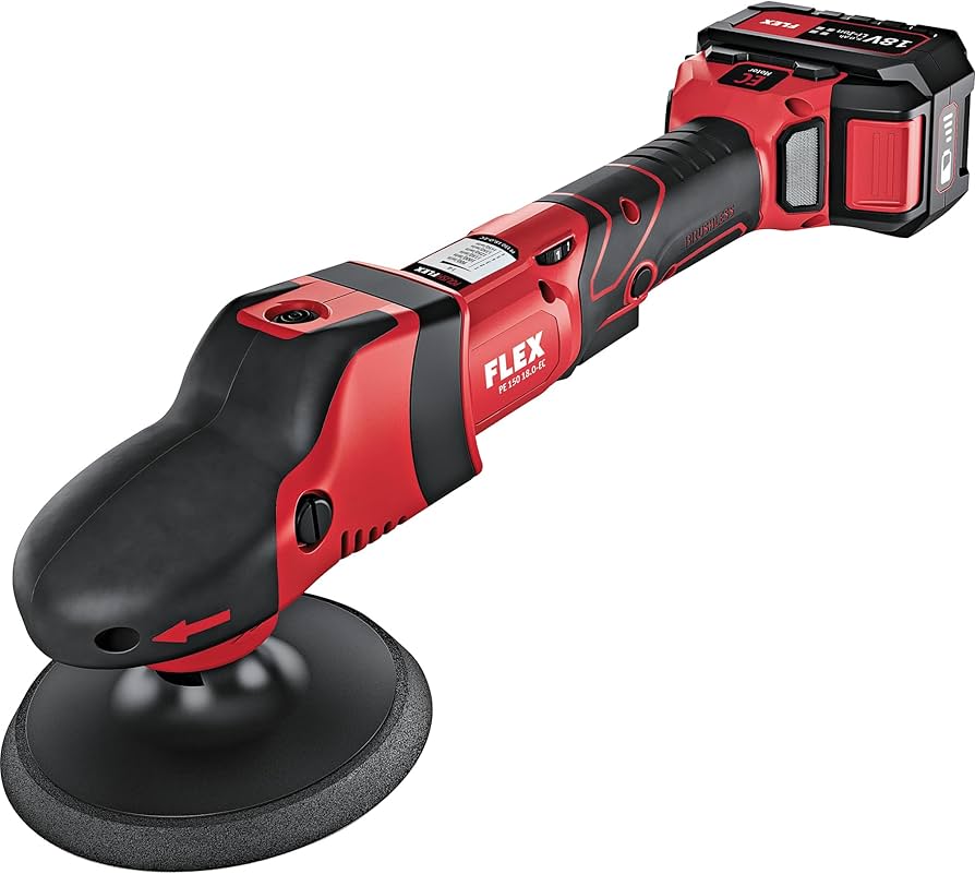 FLEX® - (PE 150 18.0-EC / 5Ah Set) Cordless Rotary Polisher
