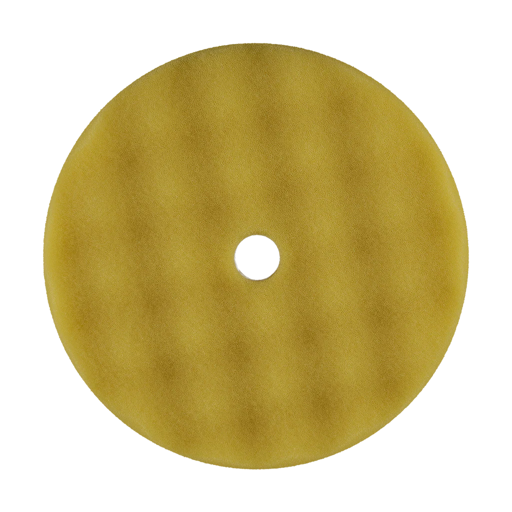 BUFF & SHINE® - 8” Yellow Convoluted Foam Cutting Pad