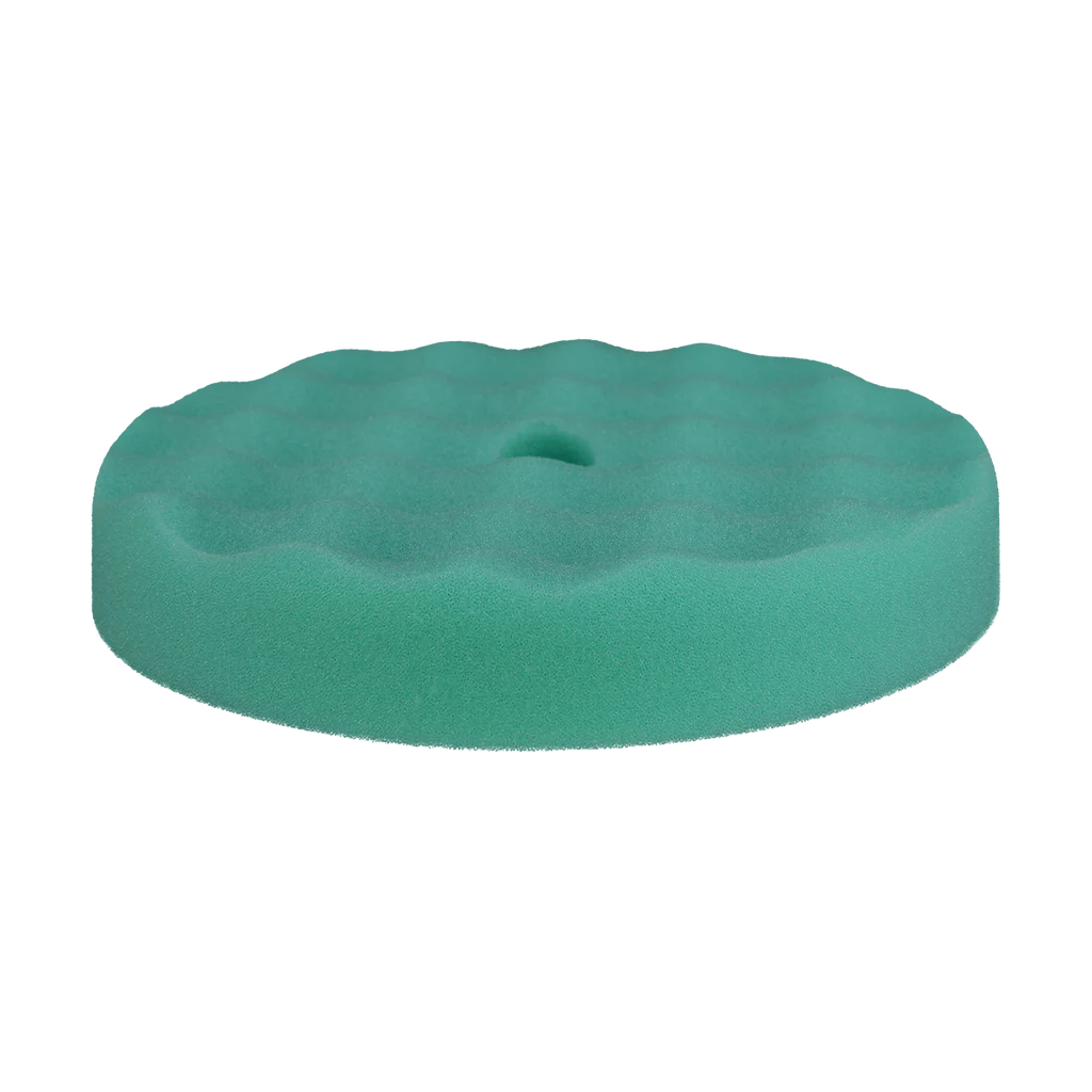 BUFF & SHINE® - 8” Green Convoluted Foam Cutting Pad