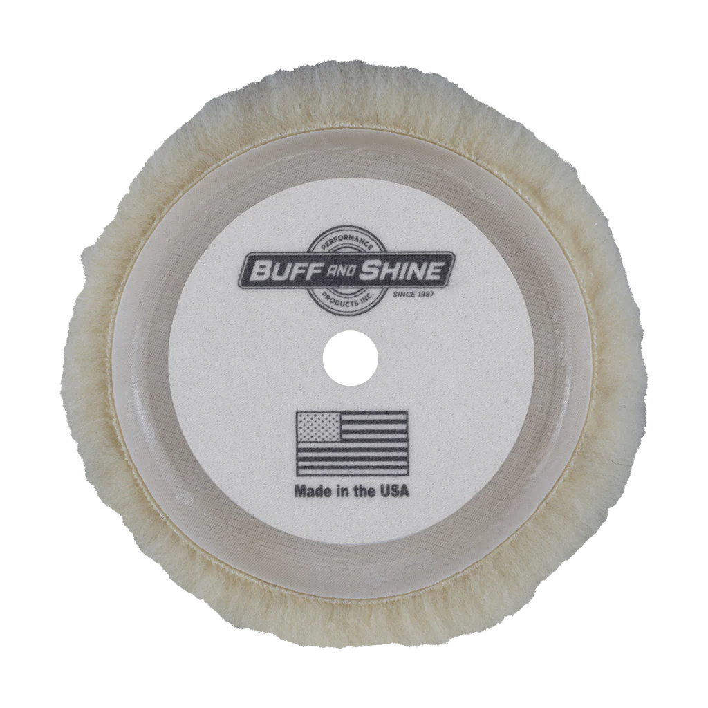 BUFF & SHINE® - 8” Knitted Wool Finishing Pad