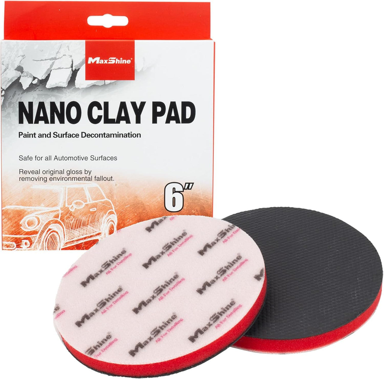 MAXSHINE® - 6” Medium Grade Clay Pad